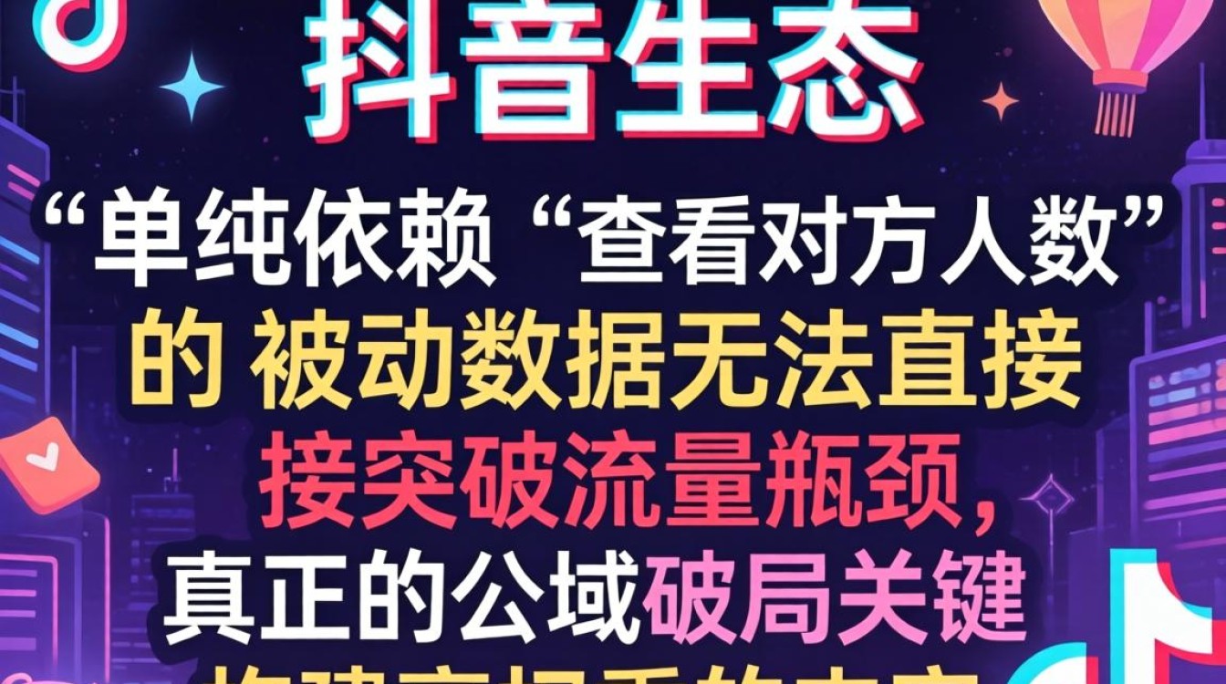 抖音怎么看对方人数突破流量瓶颈