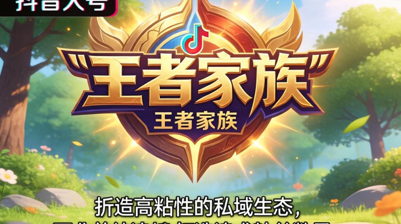 抖音大号王者家族怎么弄