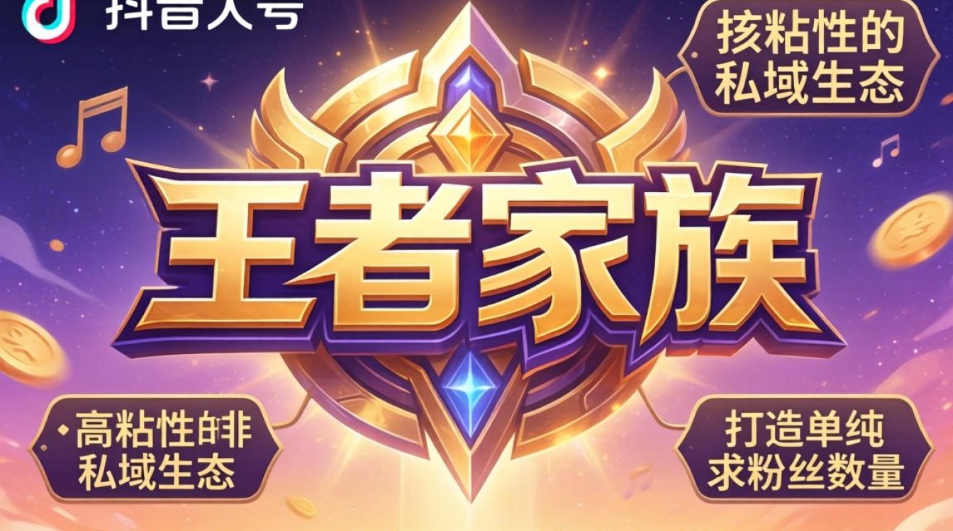 抖音大号王者家族怎么弄