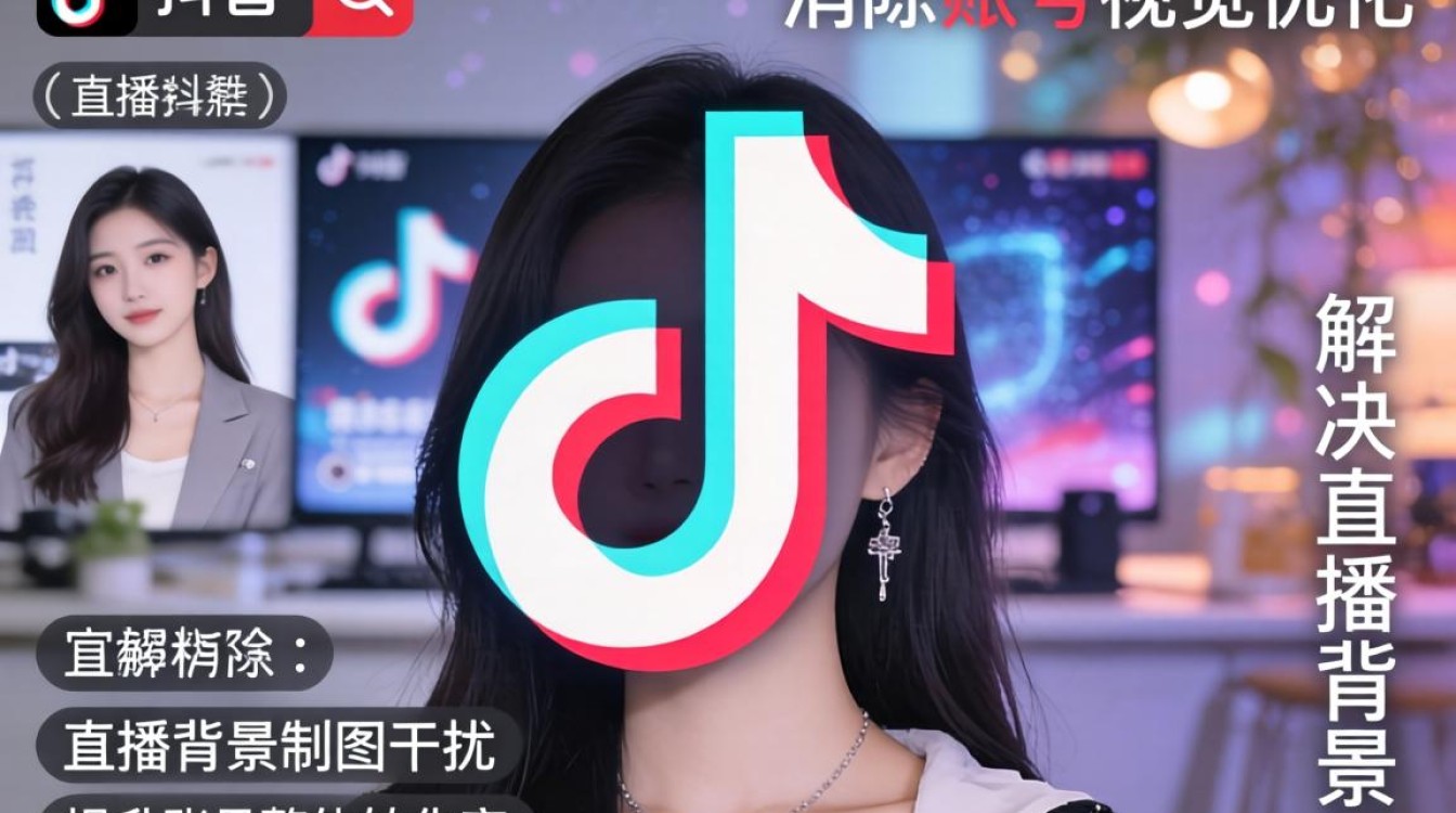 抖音直播怎么消除背景图