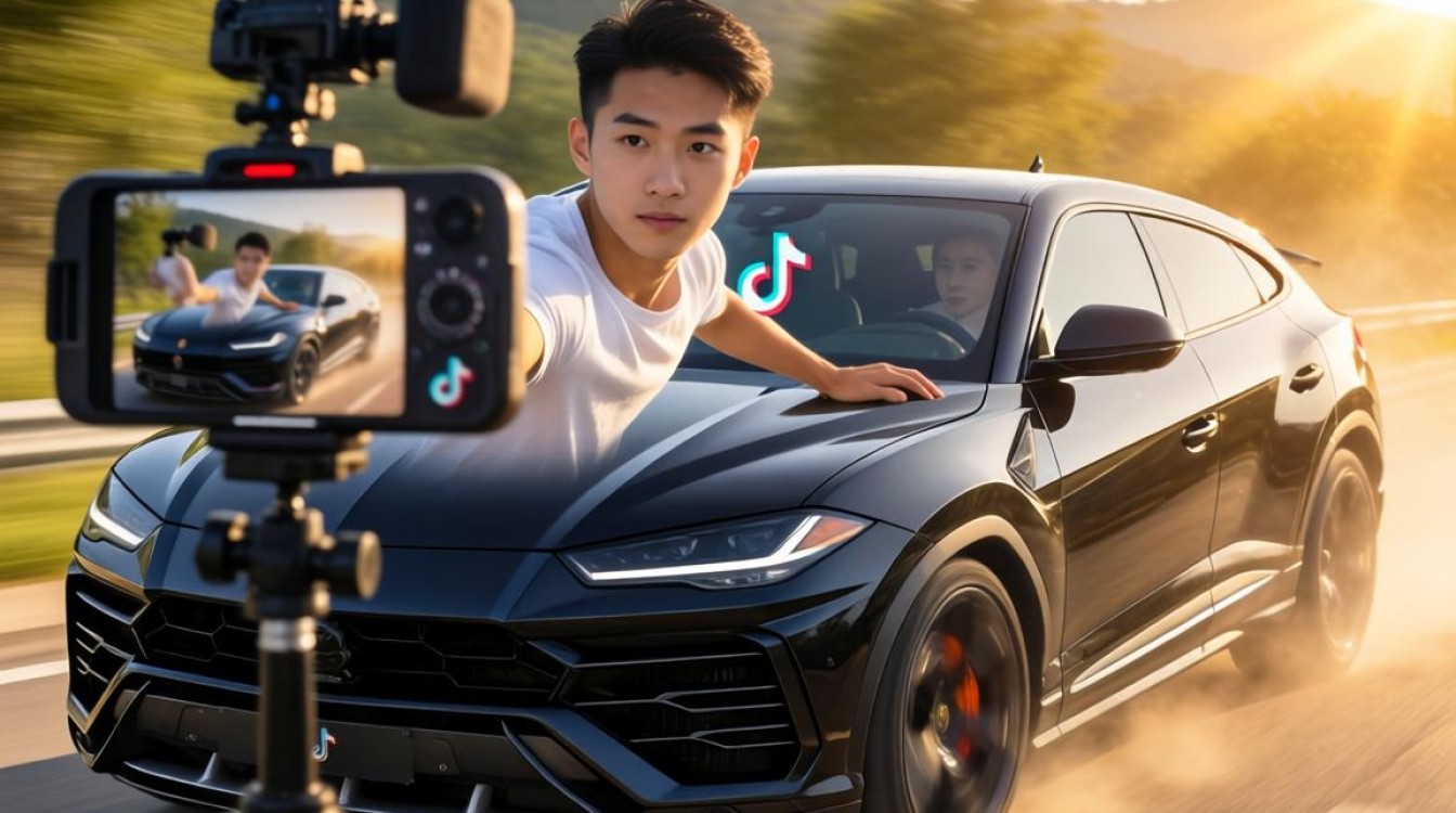 抖音怎么拍汽车炫酷的