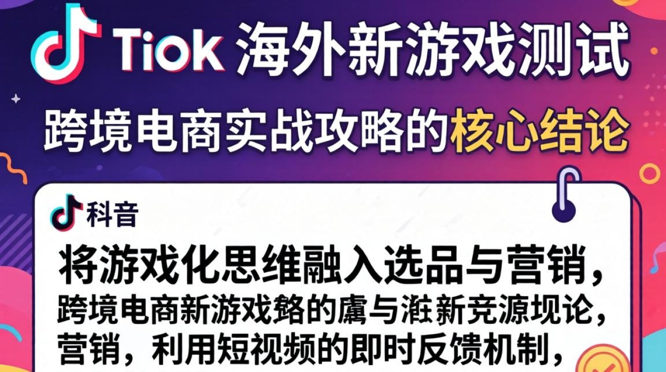 TikTok 海外新游戏测试怎么做