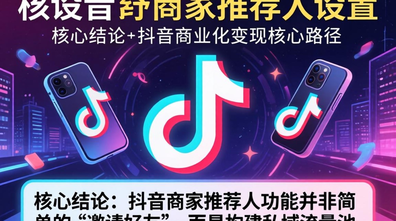 抖音怎么设置商家推荐人