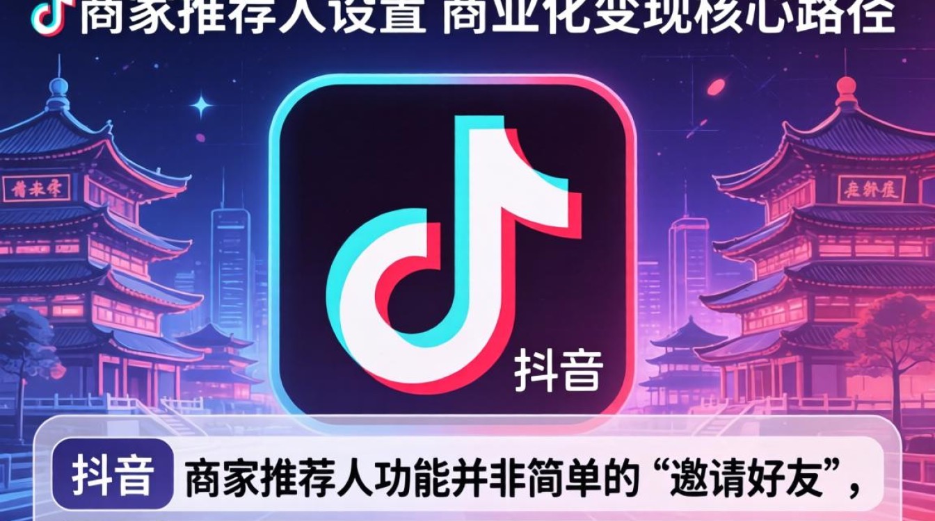 抖音怎么设置商家推荐人