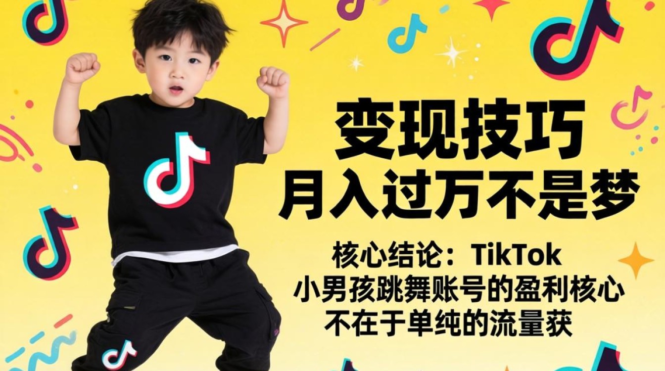 TikTok 小男孩跳舞 变现技巧