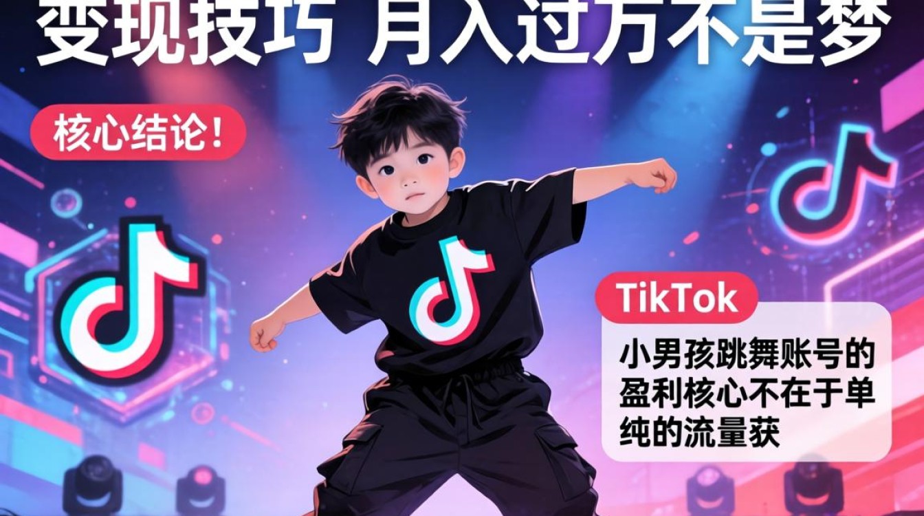 TikTok 小男孩跳舞 变现技巧