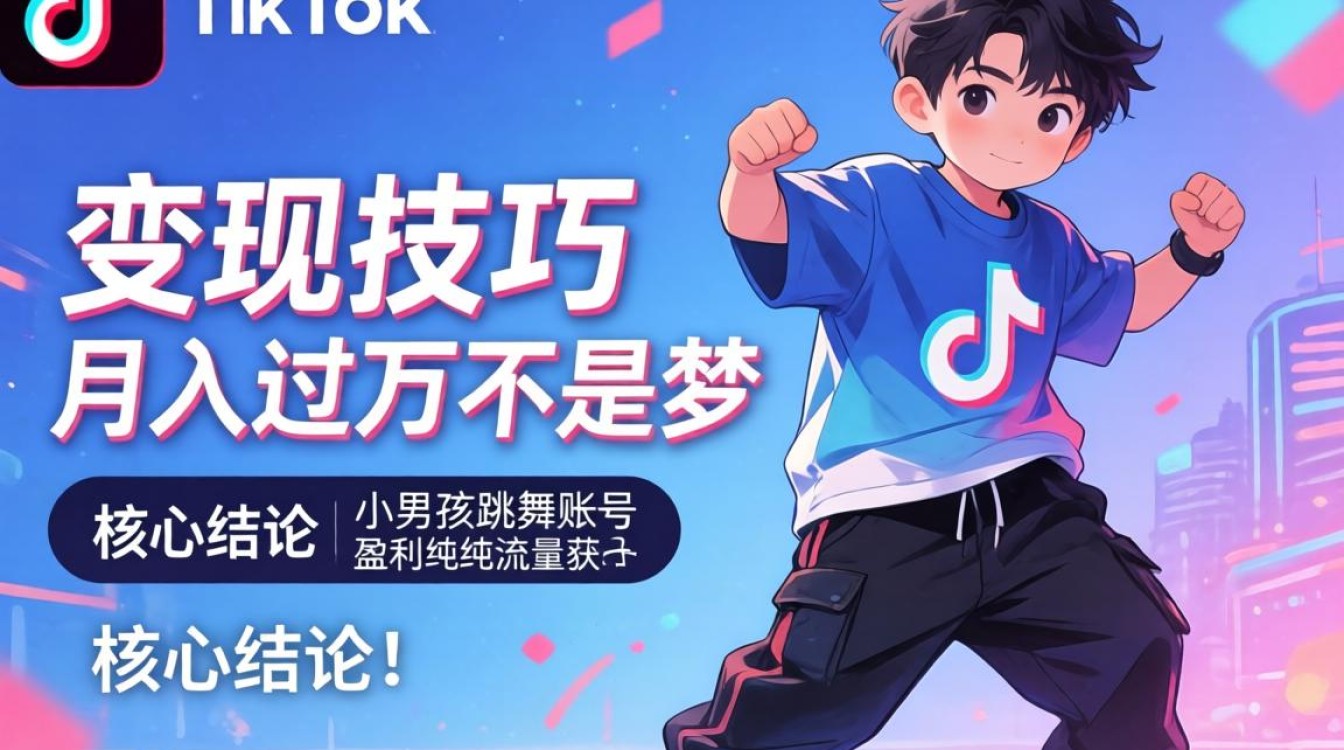 TikTok 小男孩跳舞 变现技巧