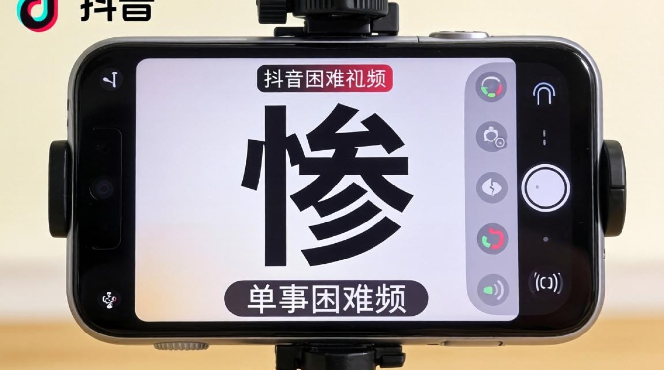 抖音上的困难视频怎么拍