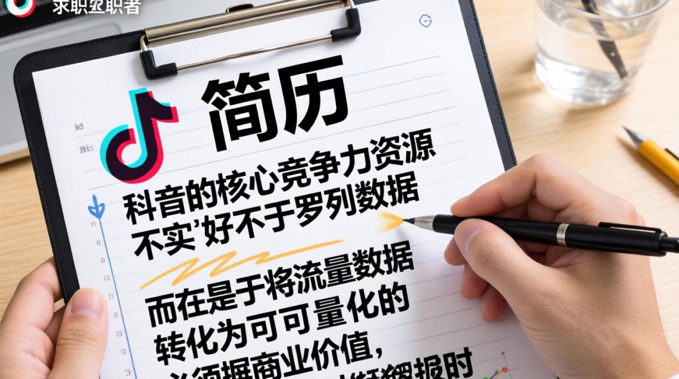 抖音有粉丝怎么写简历呢