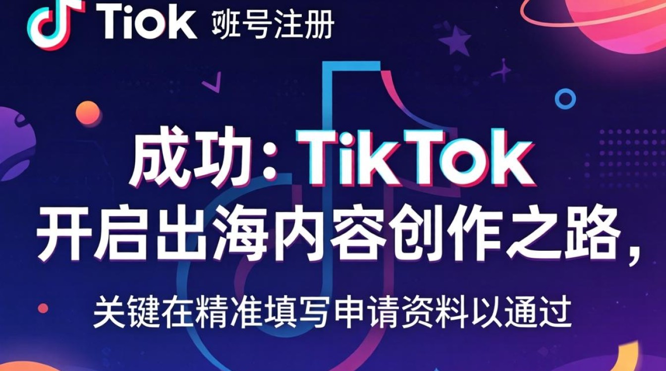 TikTok 申请资料填写技巧与出海内容创作