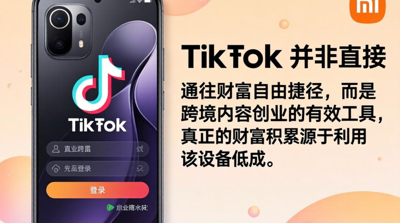 小米 11 如何登录 TikTok 实现财富自由