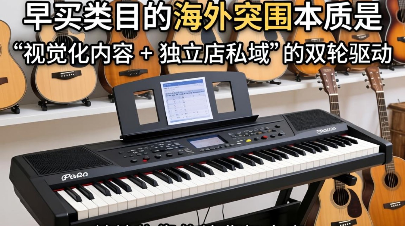 TikTok 电子琴大神独立站建站海外电商指南