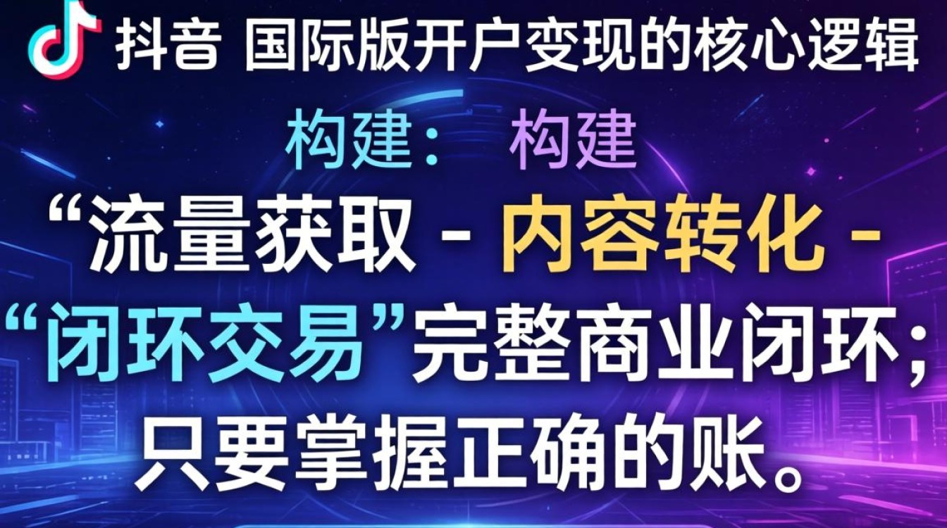 TikTok 国际版开户 变现技巧