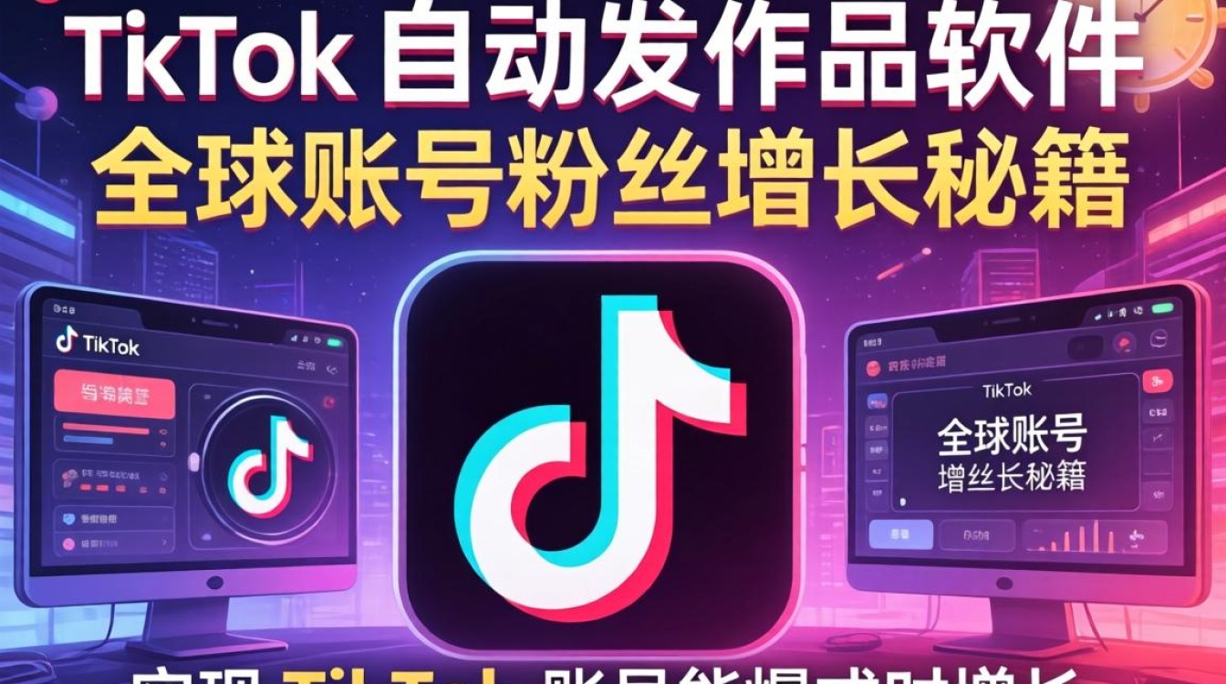 TikTok 自动发作品软件 全球账号粉丝增长秘籍