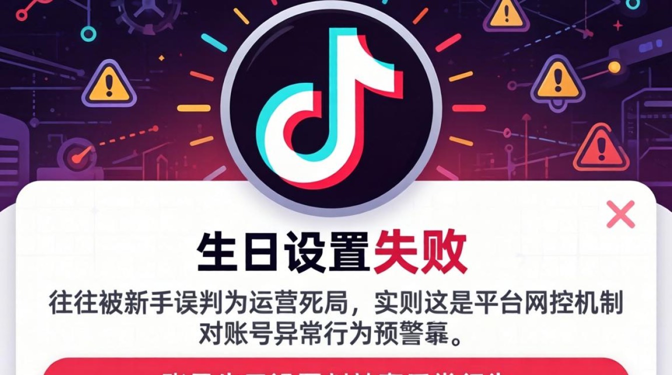 TikTok 生日设置载入失败怎么办