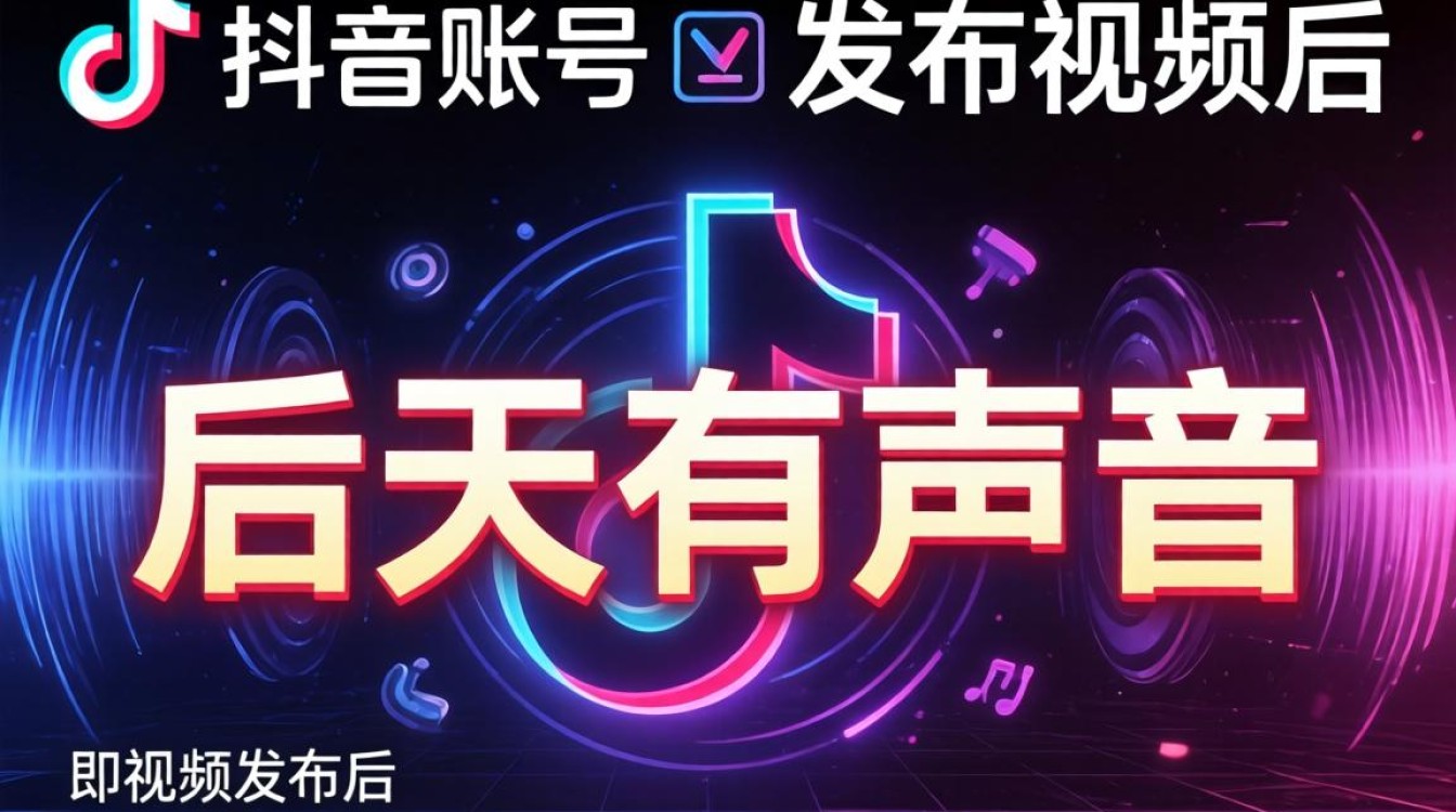 抖音后天有声音怎么回事