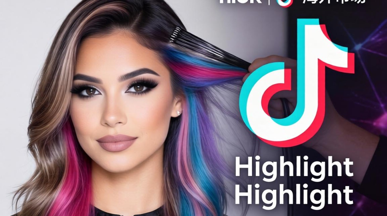 TikTok 网红挑染怎么做