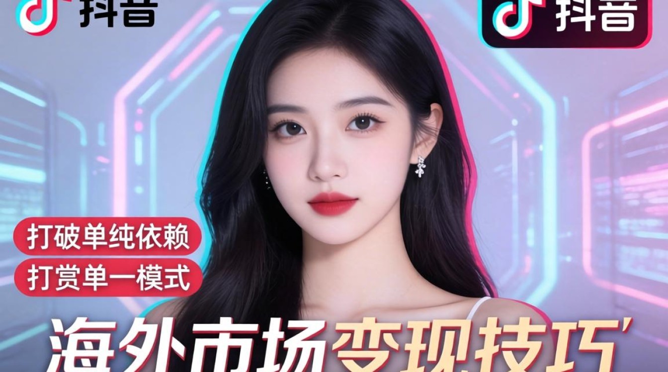TikTok 与抖音美女 海外市场变现技巧