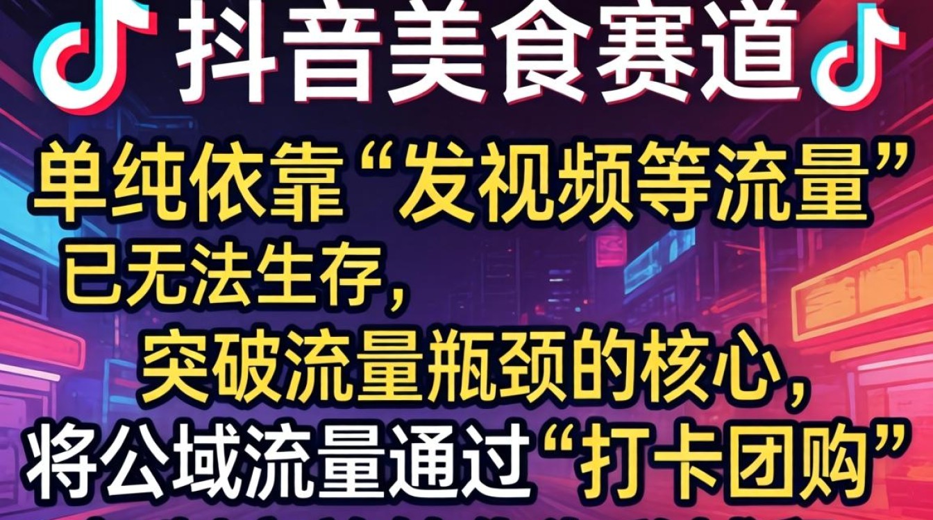 抖音美食号怎么打卡团购