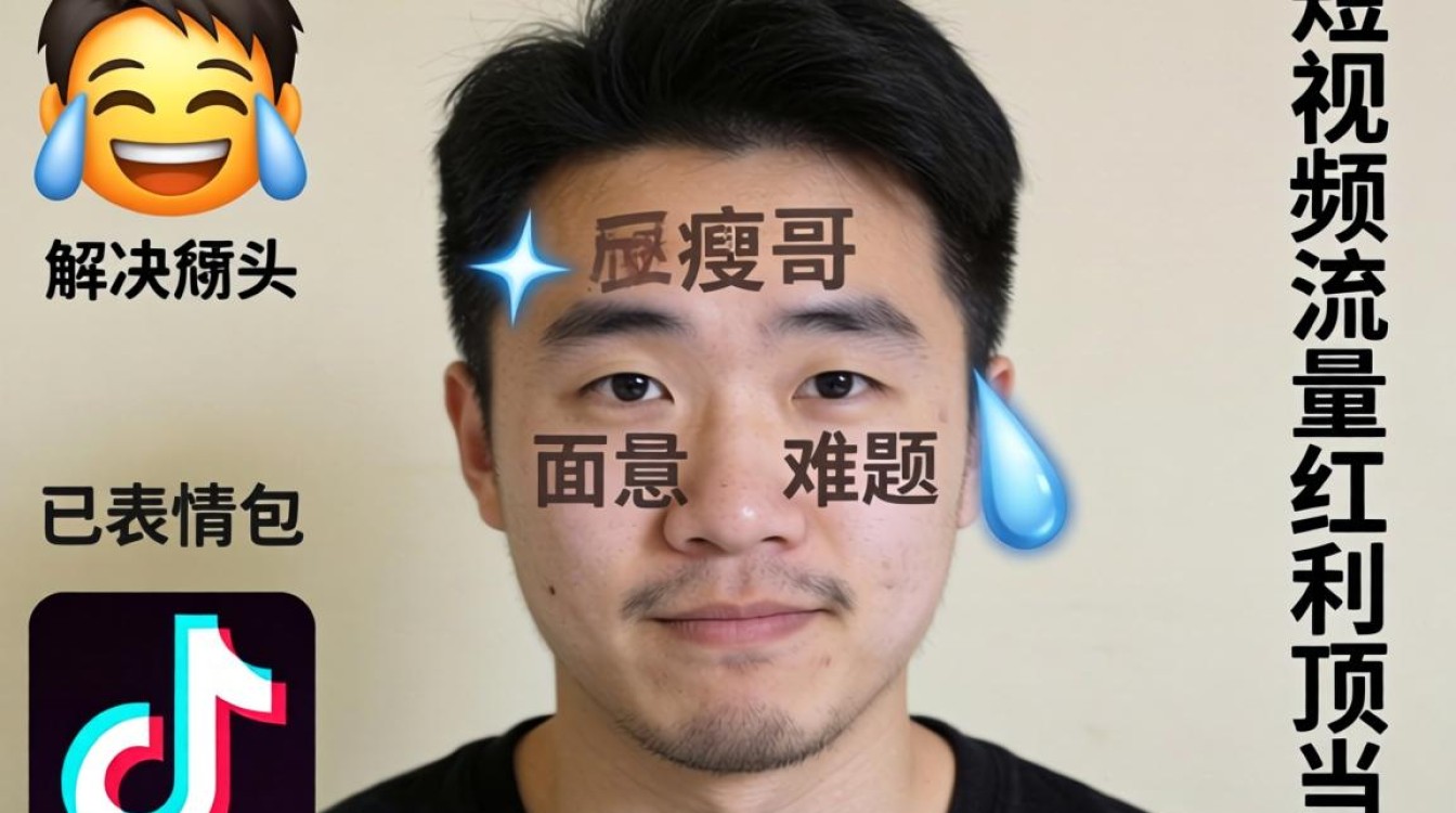 面瘫哥 TikTok 表情包怎么制作