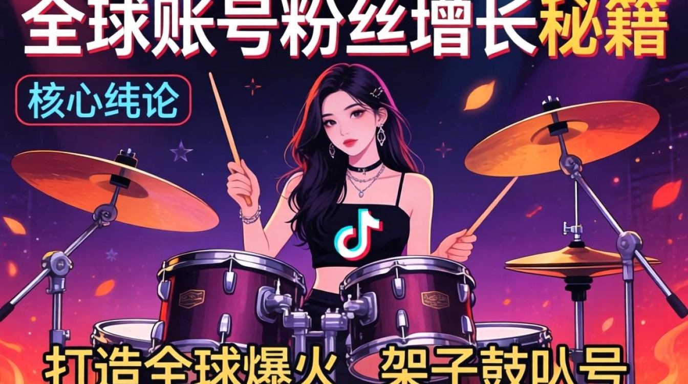 TikTok 架子鼓女全球账号粉丝增长秘籍