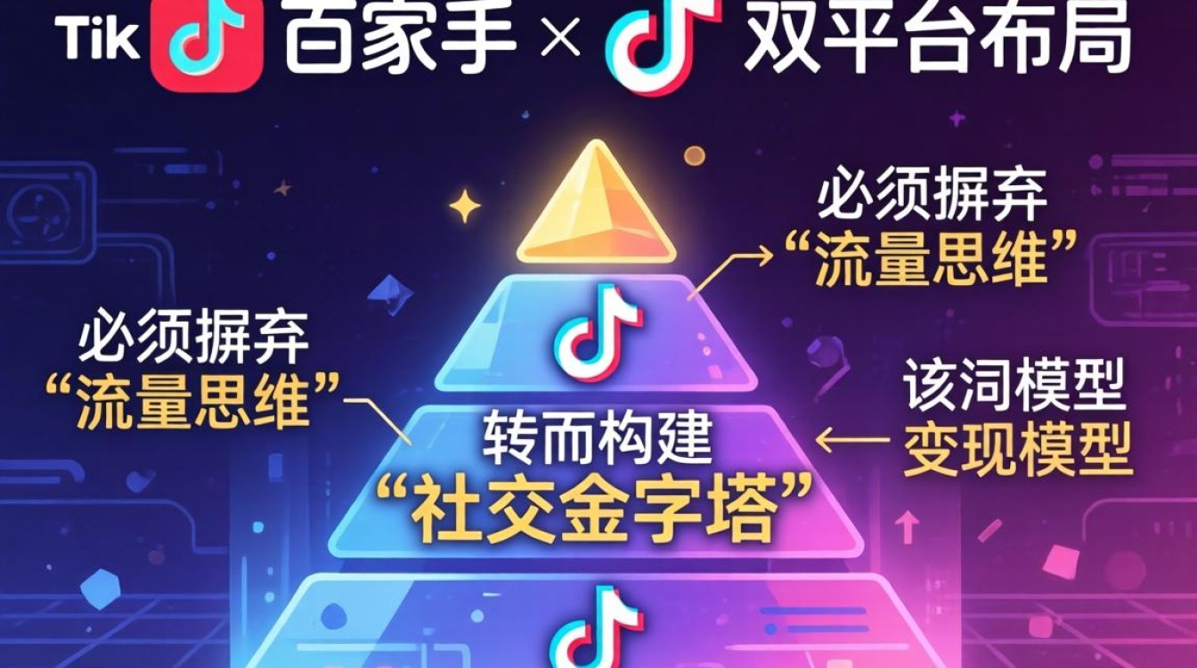 百家号社交金字塔 TikTok 变现方法新手入门