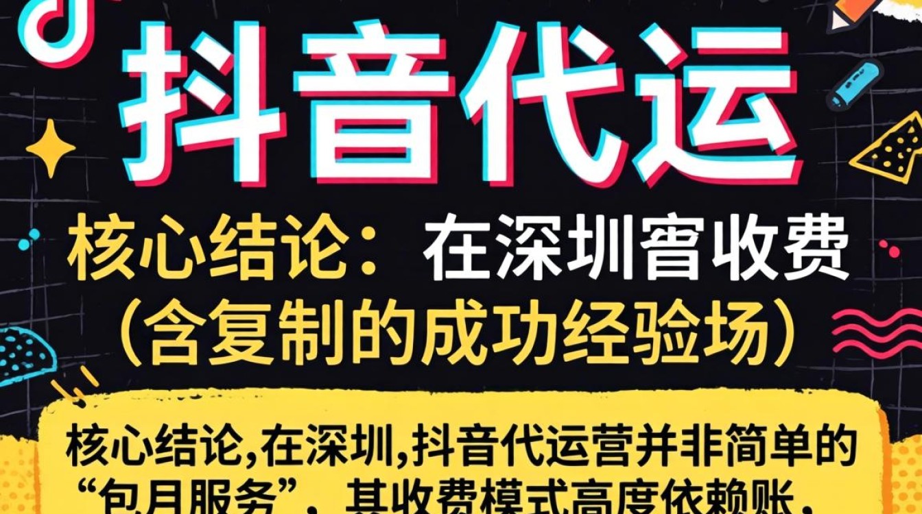 深圳抖音代运费用及成功案例分享