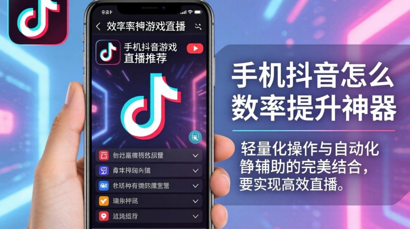 手机抖音直播怎么提升效率