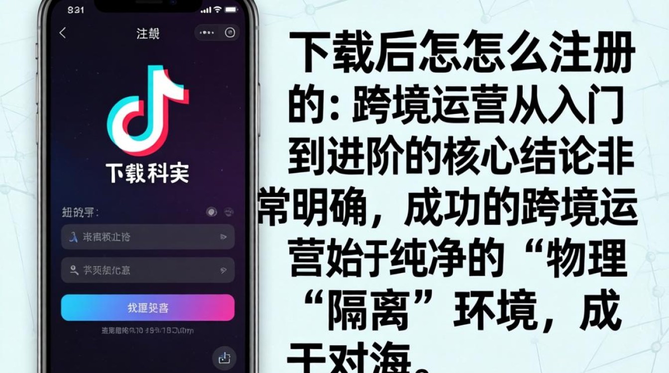 TikTok 下载后怎么注册