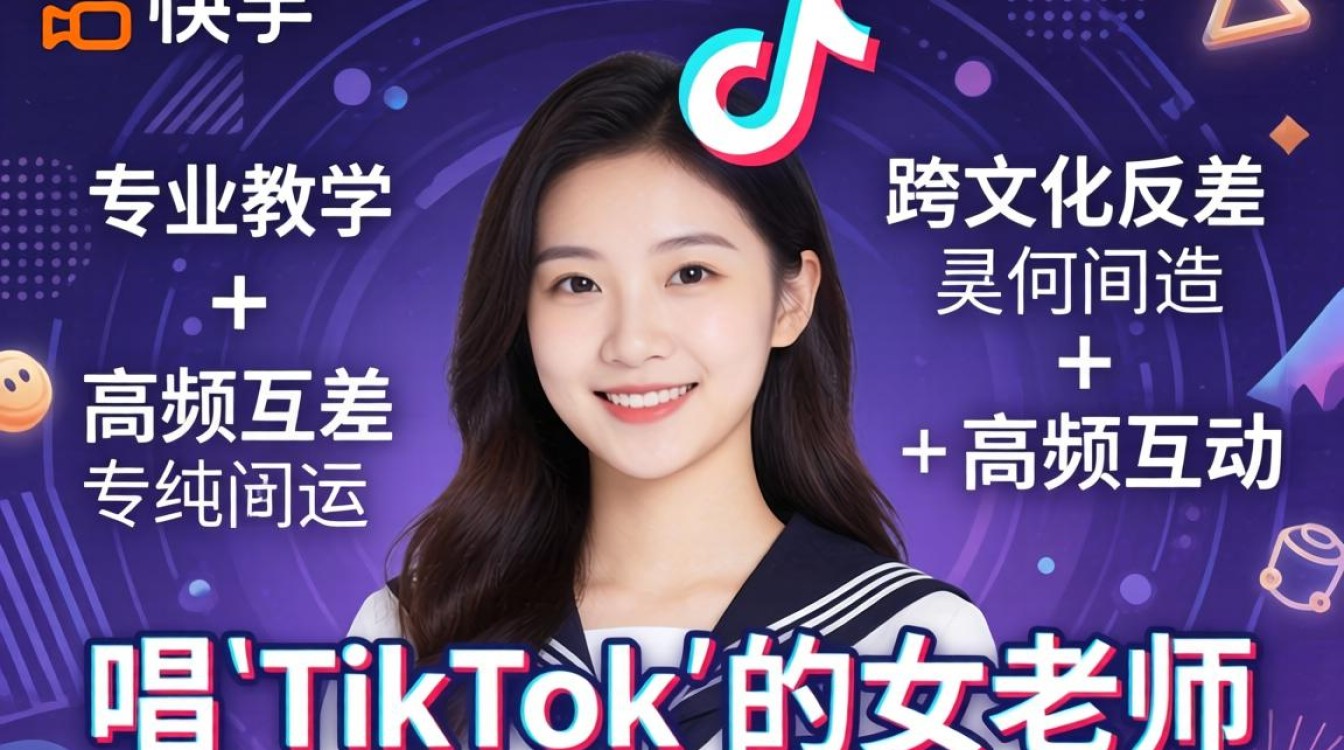 快手唱TikTok女老师运营攻略