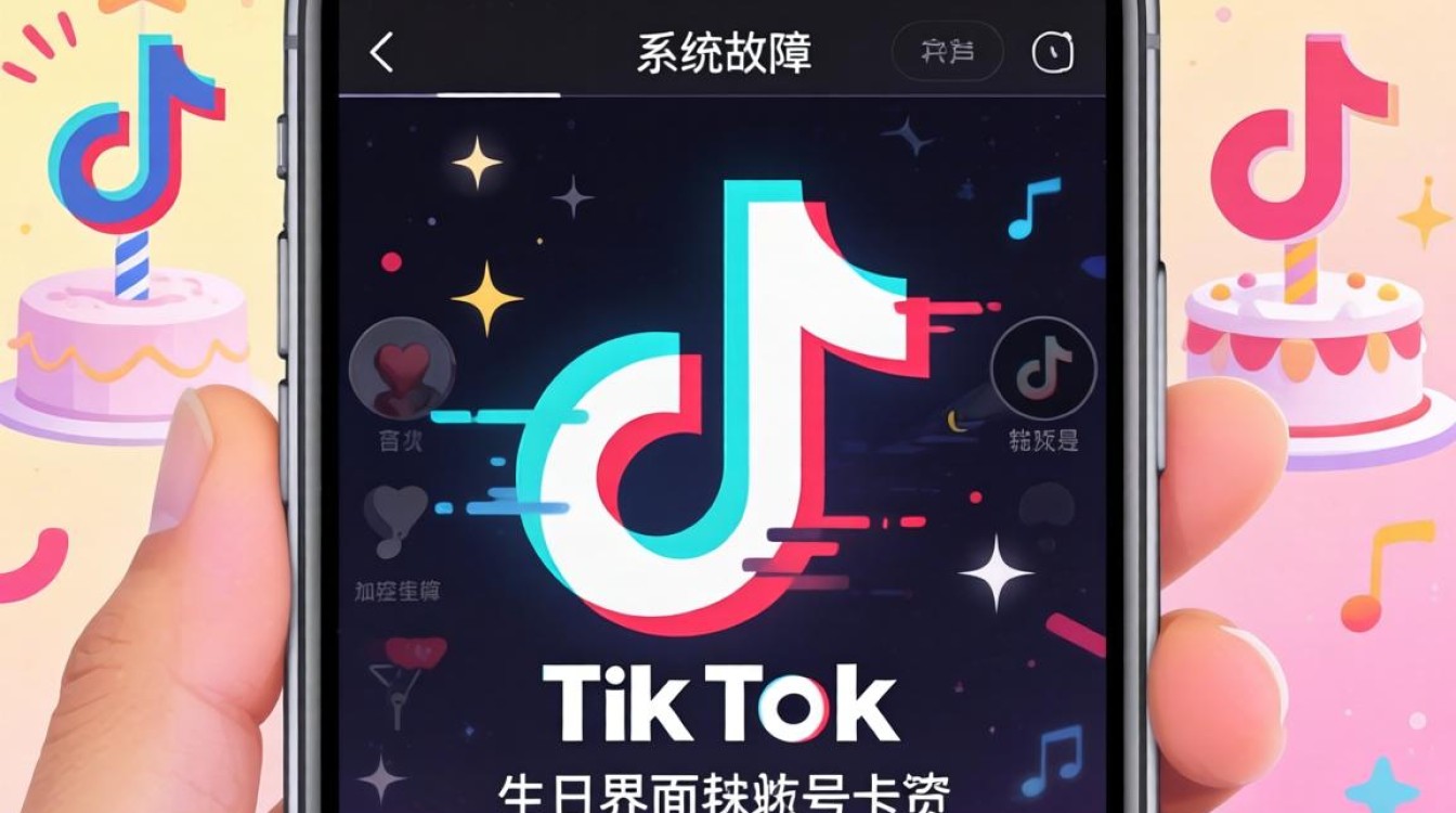 TikTok 生日界面卡住怎么办