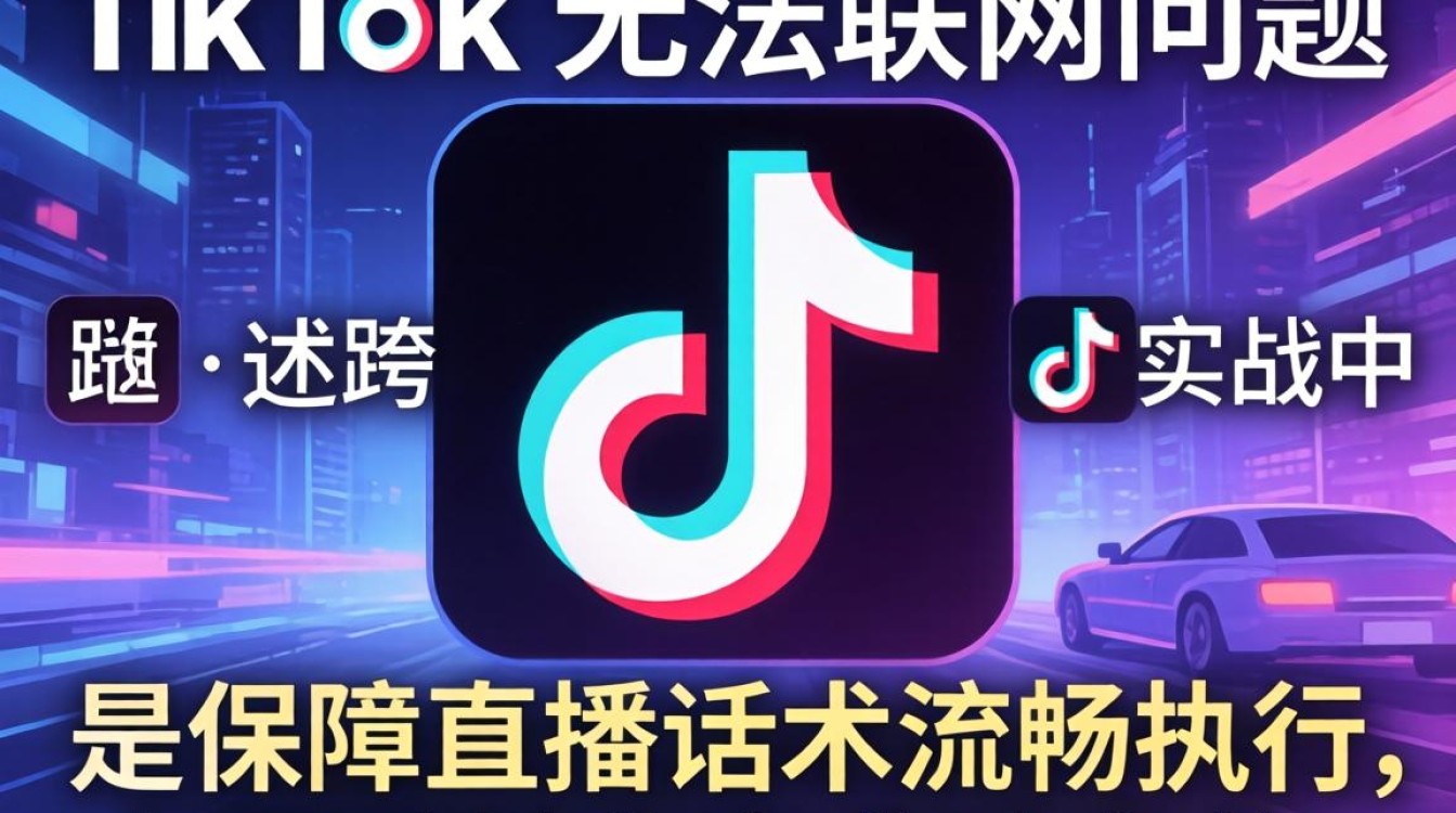 直播话术翻墙后TikTok无法联网怎么办