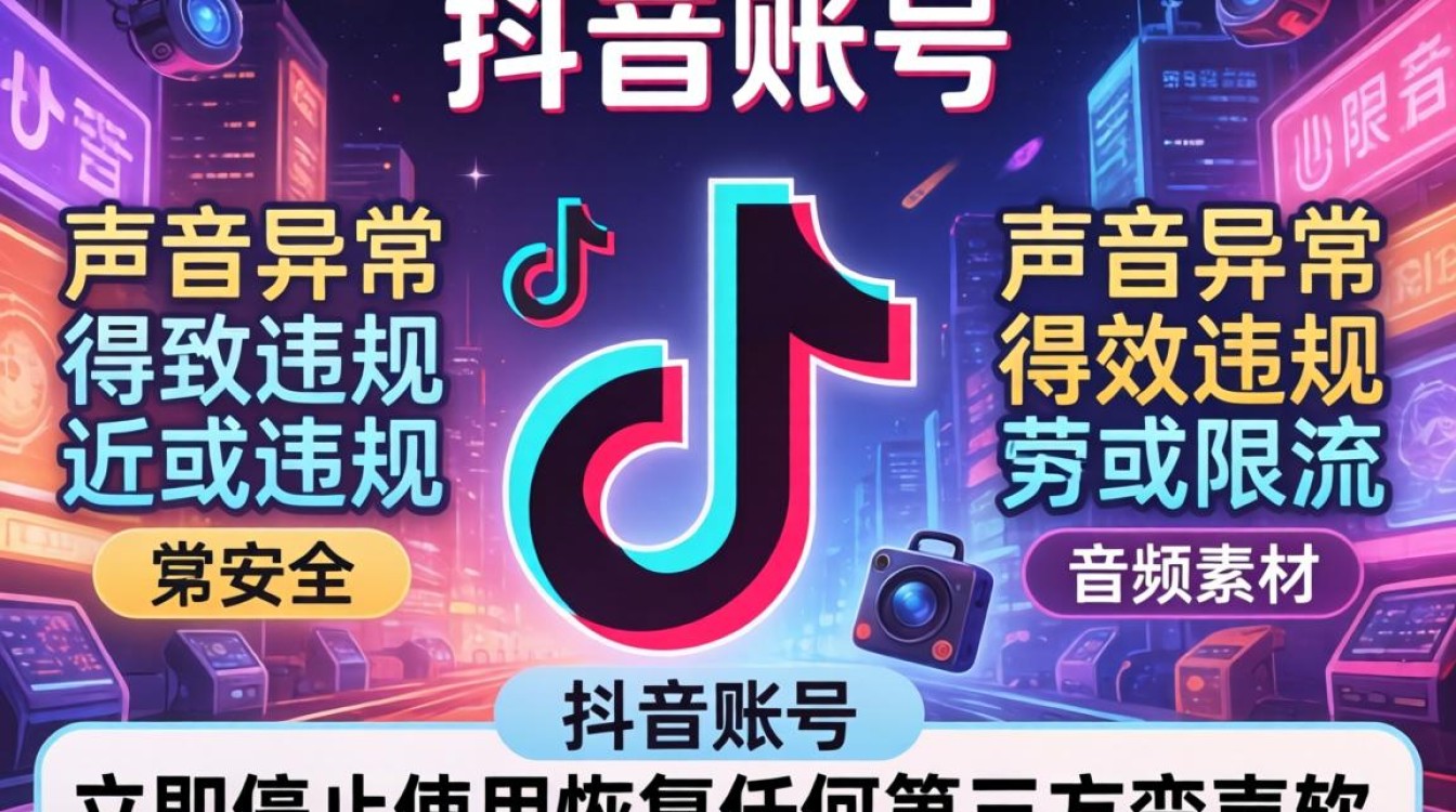 抖音声音违规被封规则解读