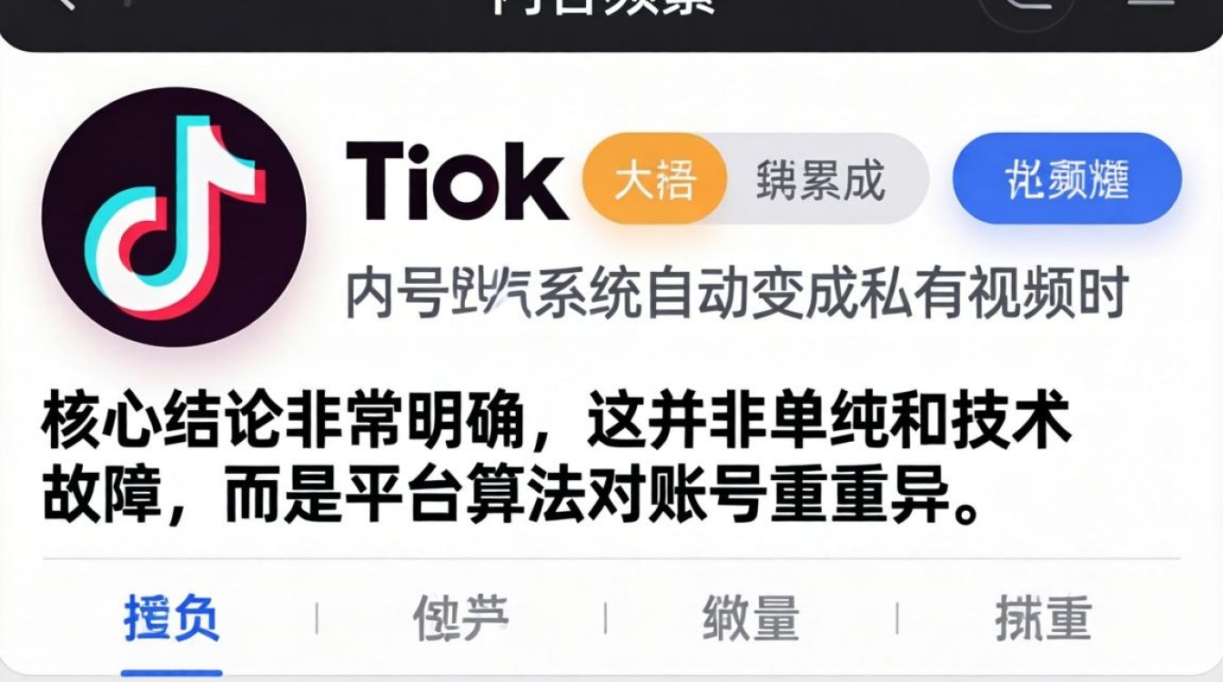 TikTok 自动变成私有视频怎么办