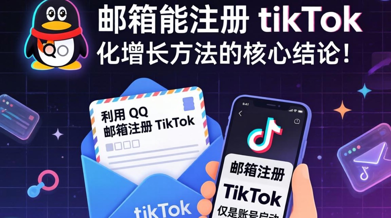 专业运营 qq 邮箱能注册 tiktok 吗