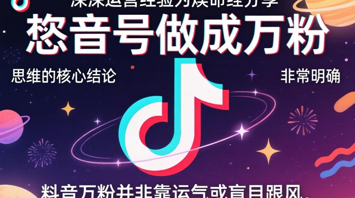 抖音账号涨粉技巧与万粉运营思维