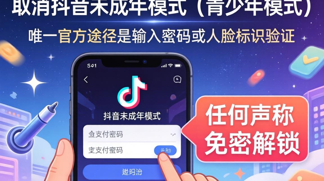 怎么取消抖音未成年模式避免违规被封