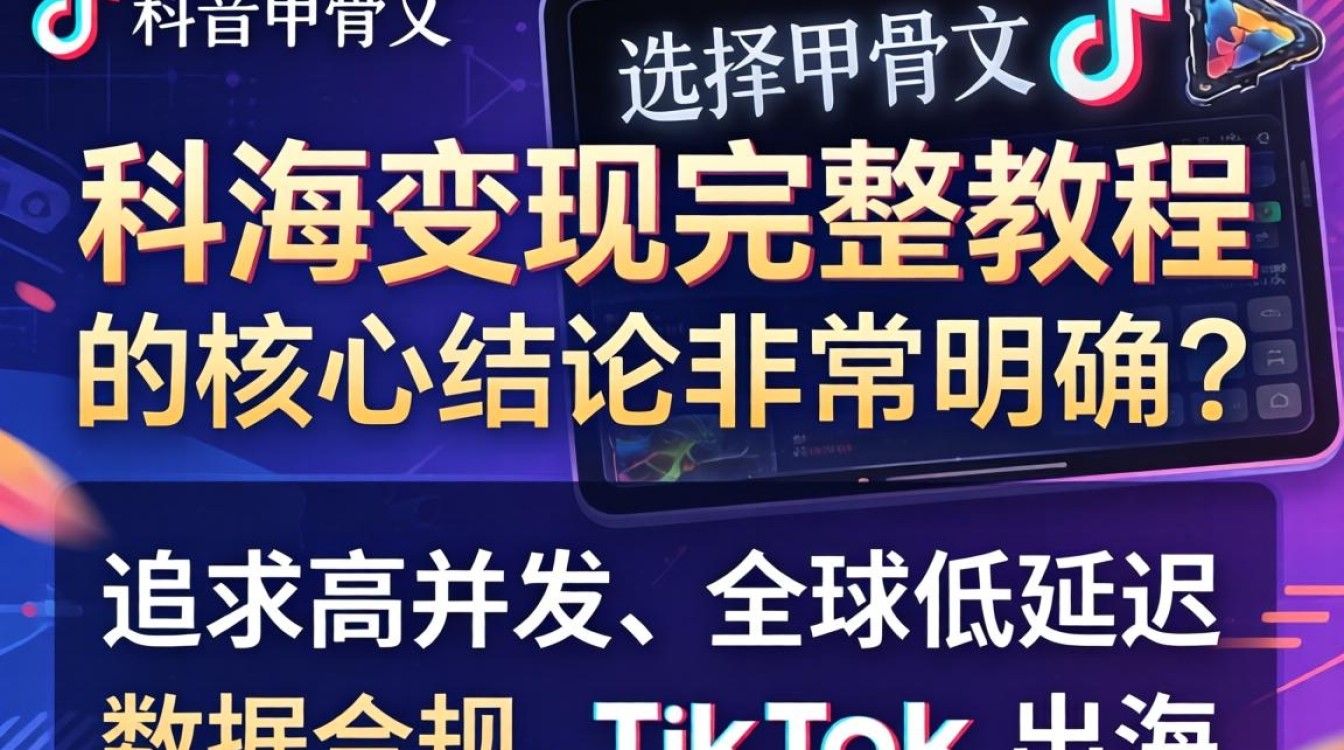 TikTok 选择甲骨文 出海变现完整教程