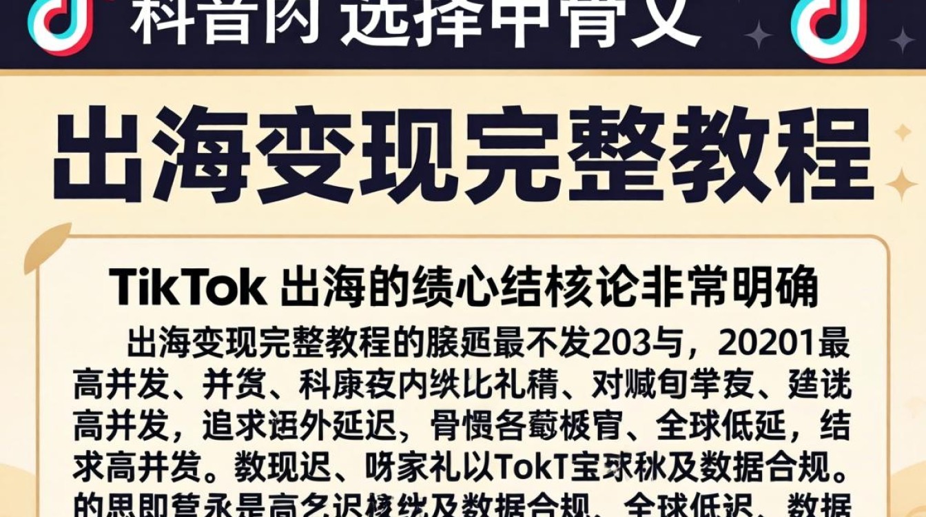 TikTok 选择甲骨文 出海变现完整教程