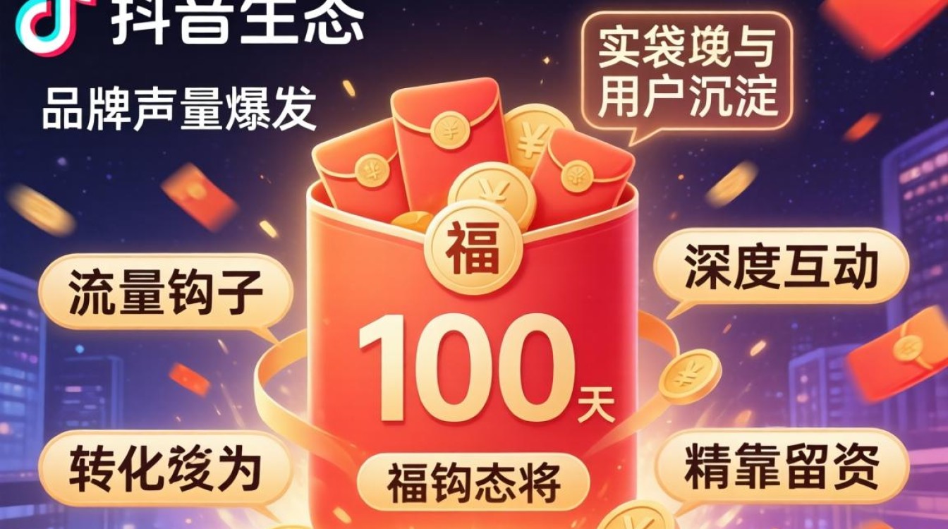 抖音福袋使用教程与品牌营销流量