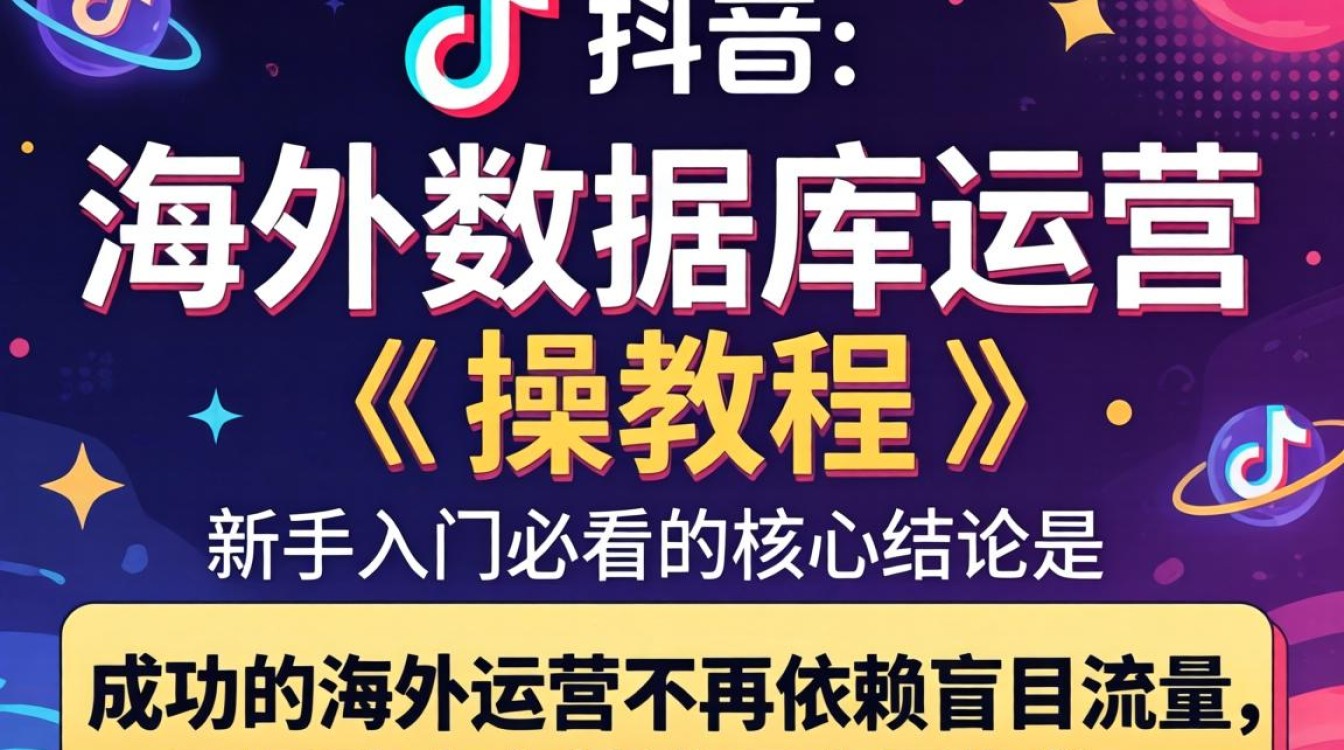 TikTok 海外数据库运营实操教程新手入门必看
