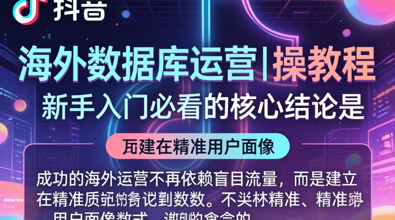 TikTok 海外数据库运营实操教程新手入门必看