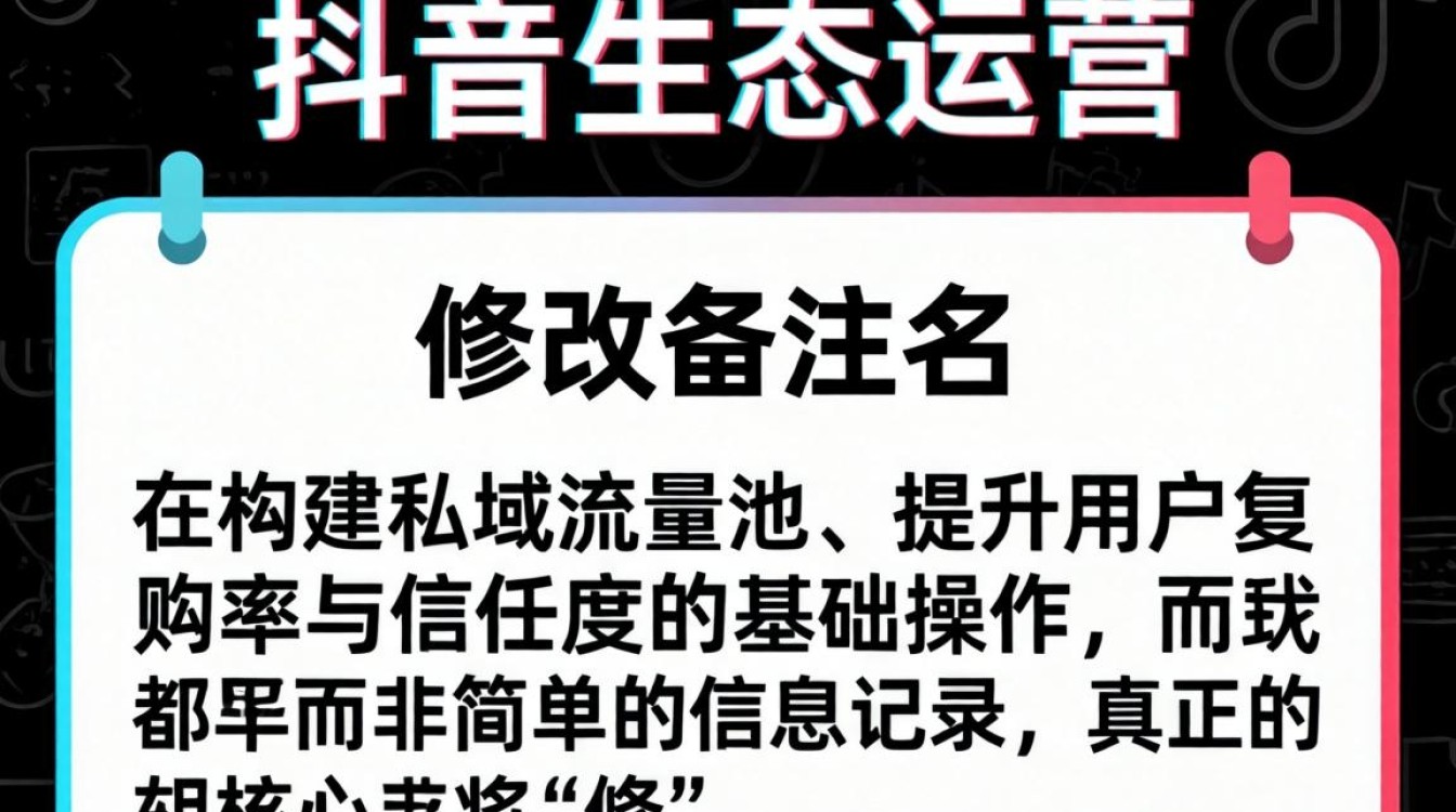 怎么修改抖音里的备注名