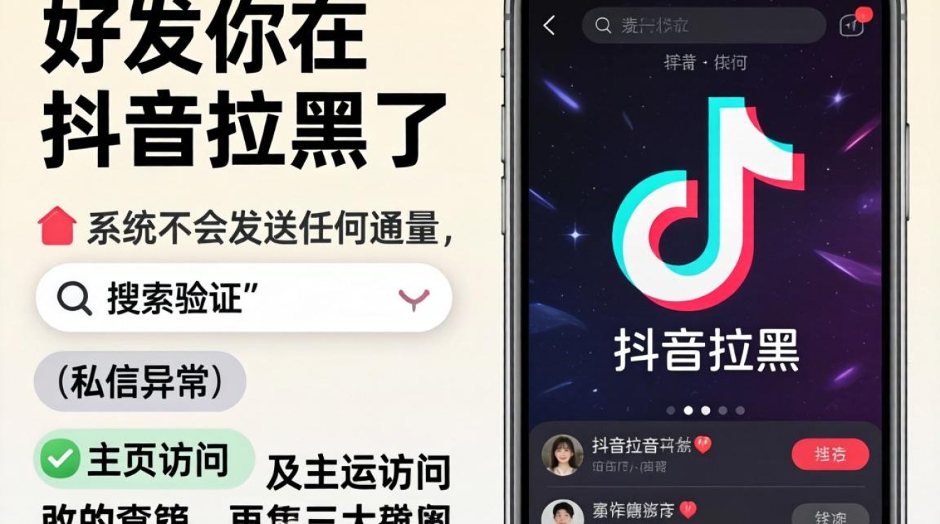 好友把抖音拉黑怎么发现