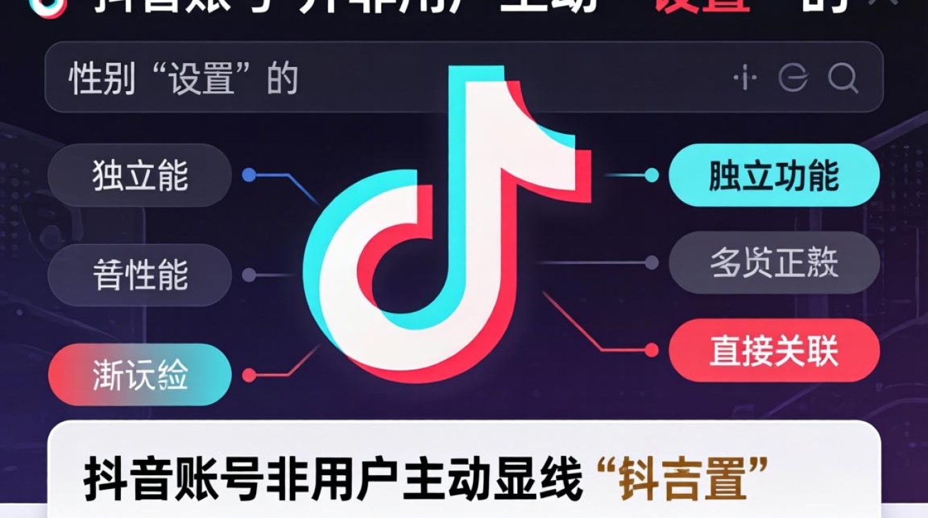 抖音性别设置与变现模式盈利方向