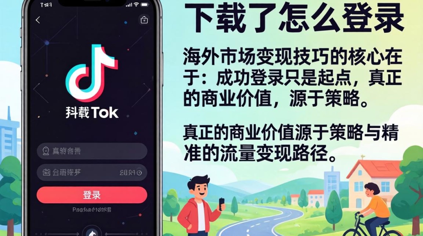 TikTok 下载了怎么登录