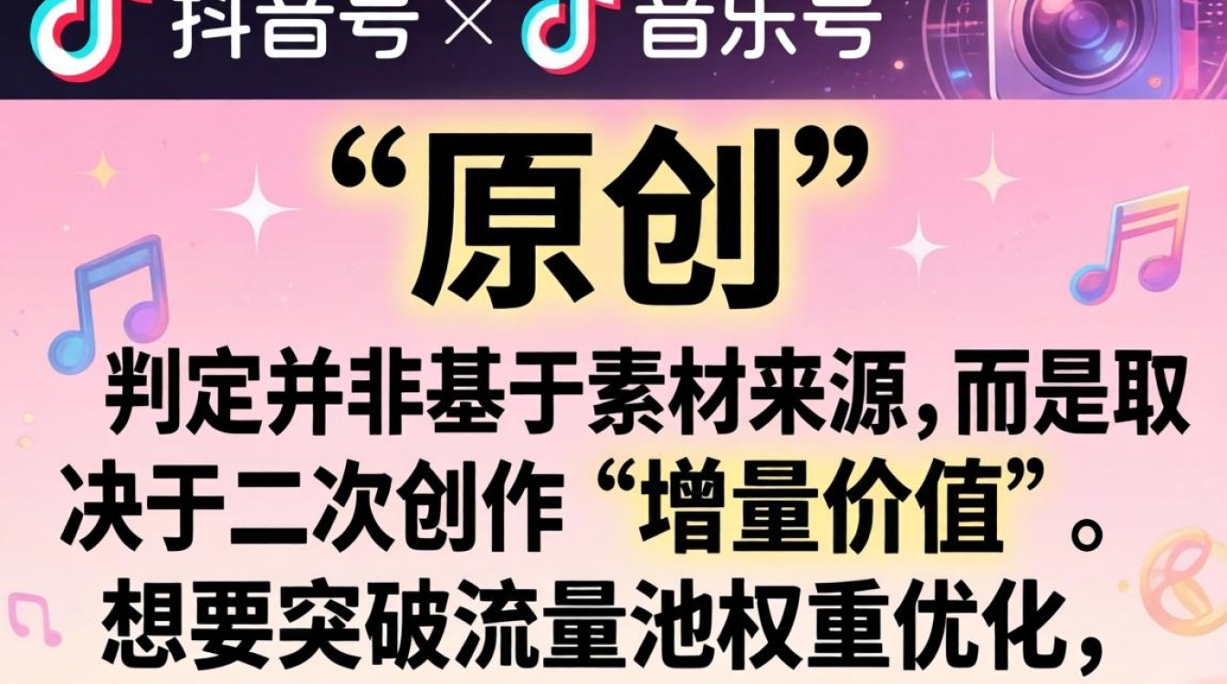 原创判定标准与流量池突破技巧