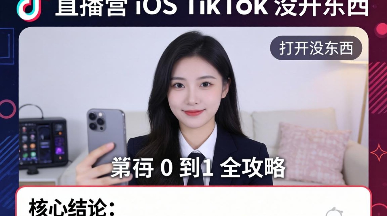 直播运营 ios tiktok 打开没东西怎么办
