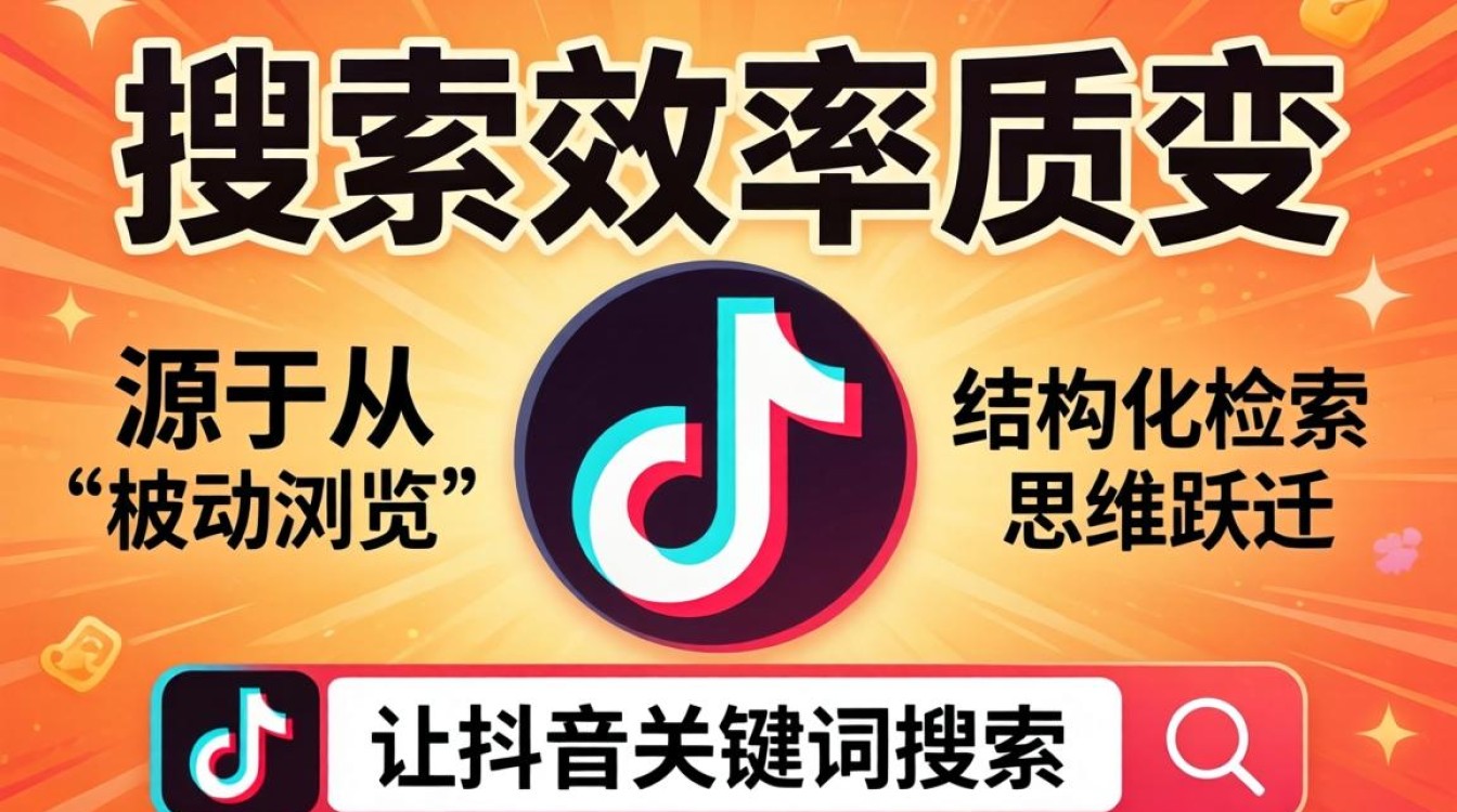 怎么让抖音关键字搜索效率提升