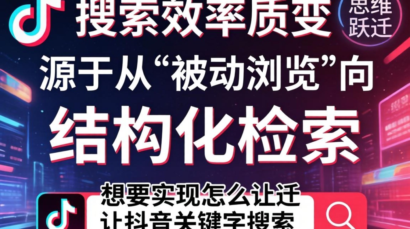 怎么让抖音关键字搜索效率提升